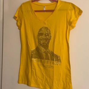 Yellow Kobe Bryant T-shirt